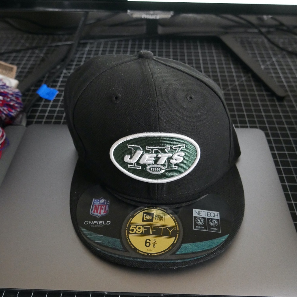 New Era 59FIFTY New York Jets Fitted Hat 6 5/8 NEW